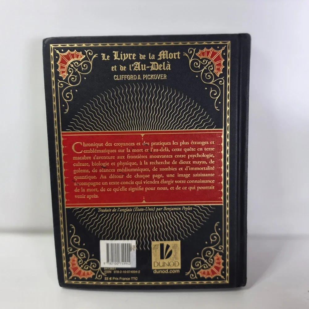 Le livre de la Mort et de l'Au-Dela Clifford Pickover Hardcover French Dunod